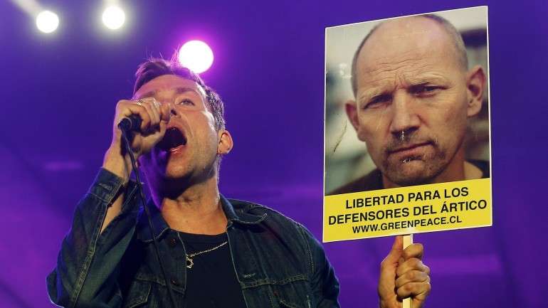 Damon Albarn, vocalista dos Blur