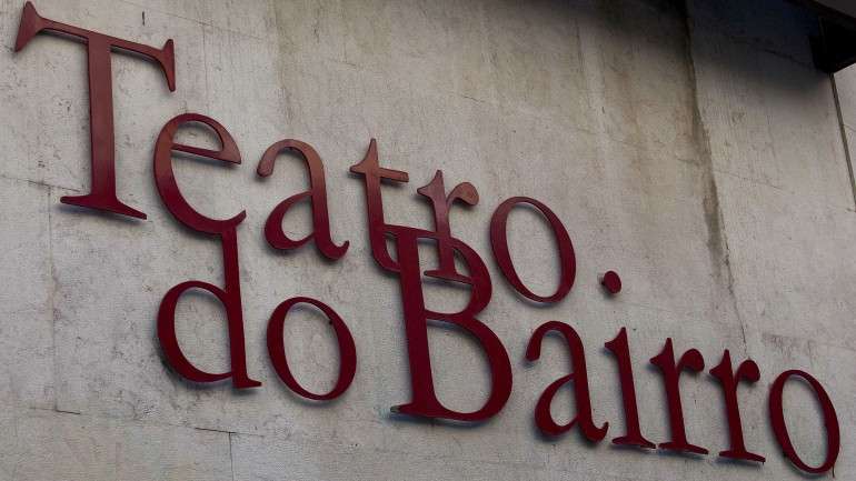 Fachada do Teatro do Bairro situado no Bairro Alto em Lisboa