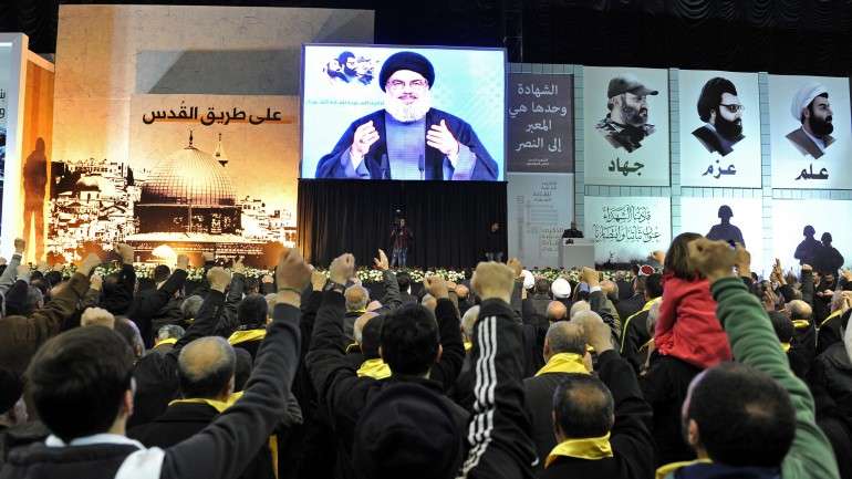 "Não falámos do Iraque antes, mas temos uma pequena presença por causa da fase sensível que aquele país atravessa", referiu Hassan Nasrallah