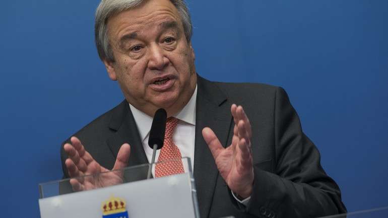 Guterres falou sobre imigrantes ilegais que morreram afogados no Mediterrâneo no início desta semana