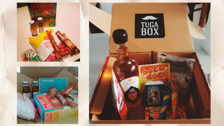 Azeite, rebuçados, farinha pensal, chocolates portugueses e outros produtos podem ir na Tugabox