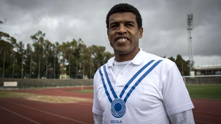 Jorge Pina no Parque de Jogos 1.º de Maio, em Lisboa