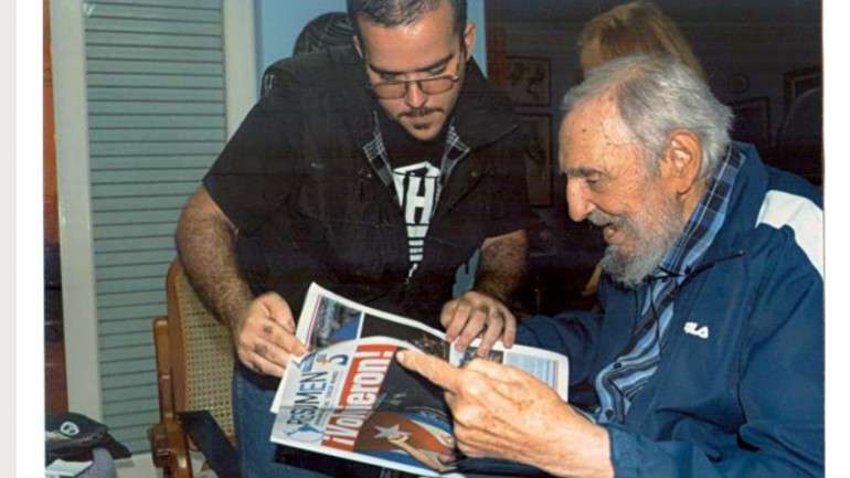 Fidel Castro em fotografias tiradas em janeiro