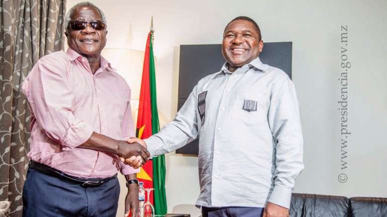 Afonso Dhlakama e Filipe Nyusi