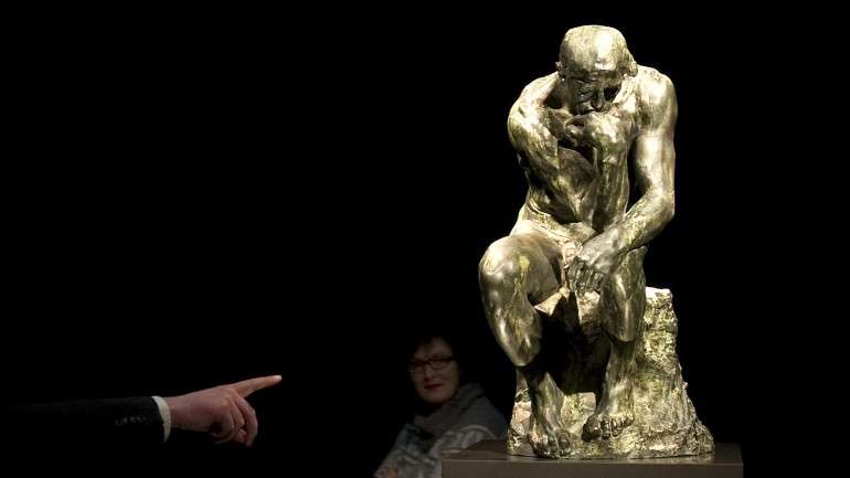 "O Pensador" de Auguste Rodin
