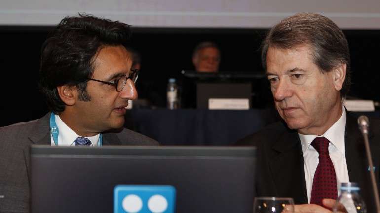 Zeinal Bava e Henrique Granadeiro