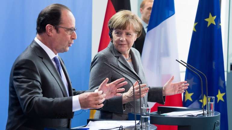 François Hollande e Angela Merkel fizeram ultimato à Grécia