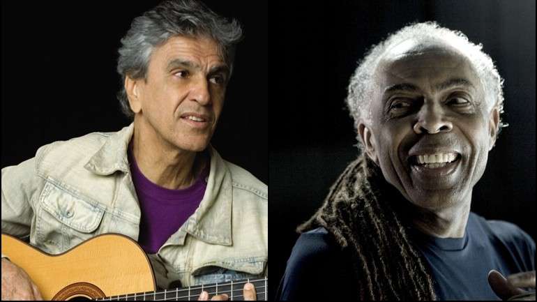 Caetano Veloso e Gilberto Gil são dois dos maiores nomes da música brasileira