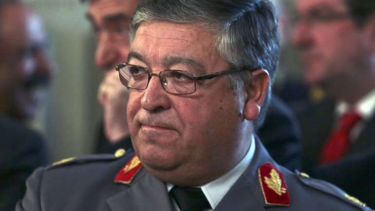 O comandante das Forças Armadas, general Artur Pina Monteiro