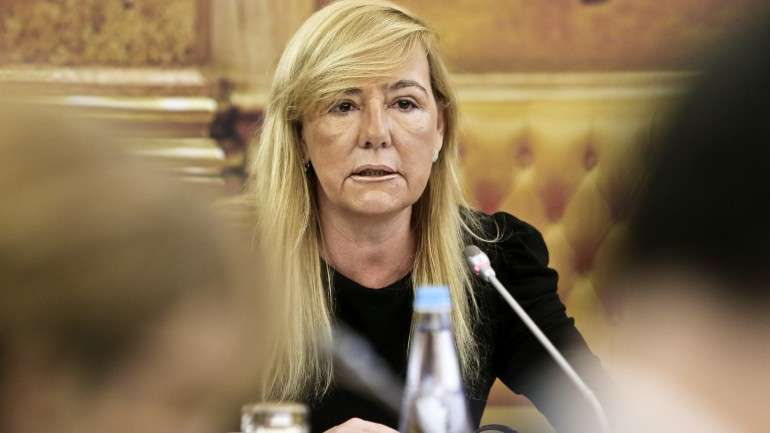 Paula Teixeira da Cruz falava à saída da Cinemateca Portuguesa, em Lisboa