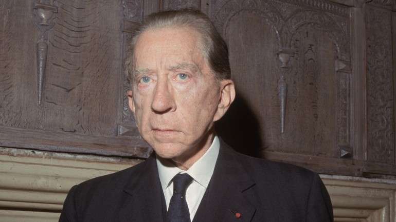 Na fotografia, J. Paul Getty, avô de Andrew Getty e fundador de um império americano no ramo do petróleo