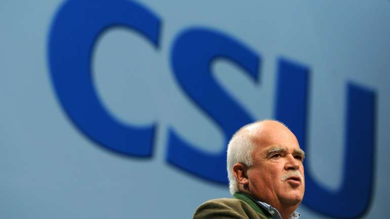 Peter Gauweiller, num evento da CSU