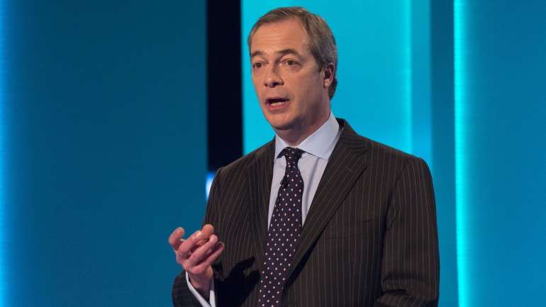 Nigel Farage, líder do UKIP
