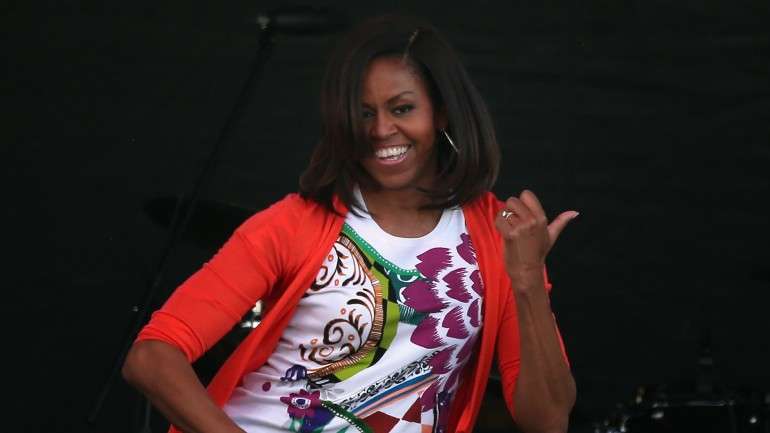 Michelle não tem medo de dar aos pés. Mas não é a única personalidade na política que o faz