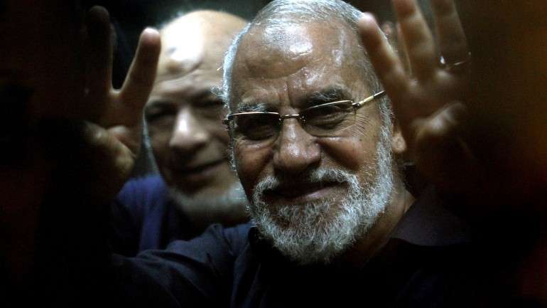 Badie foi detido em 2013 na sequência da queda do governo de Mohamed Mursi