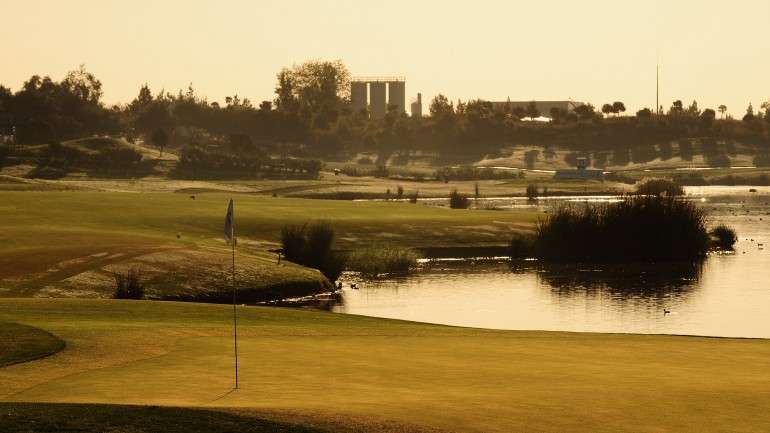 O campo de golf Oceanico Victoria em Vilamoura