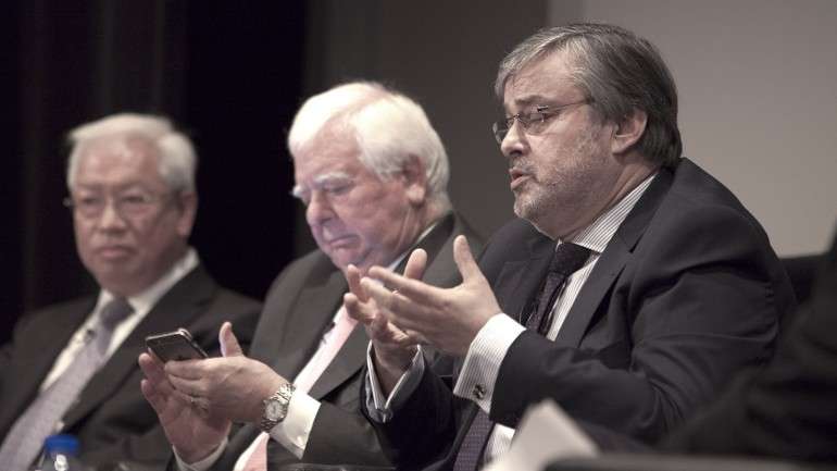 Eduardo Catroga e Jorge Correia. A EDP e a Fidelidade são exemplos "de sucesso" do investimento chinês