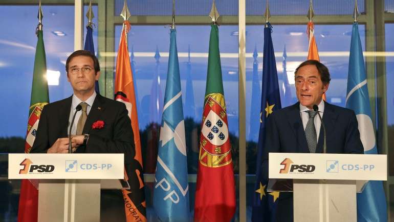 A última aparição conjunta de Passos Coelho e Portas aconteceu a 25 de abril