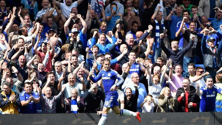 Este é o quinto título de campeão inglês de futebol do Chelsea, terceiro sob o comando do treinador português José Mourinho