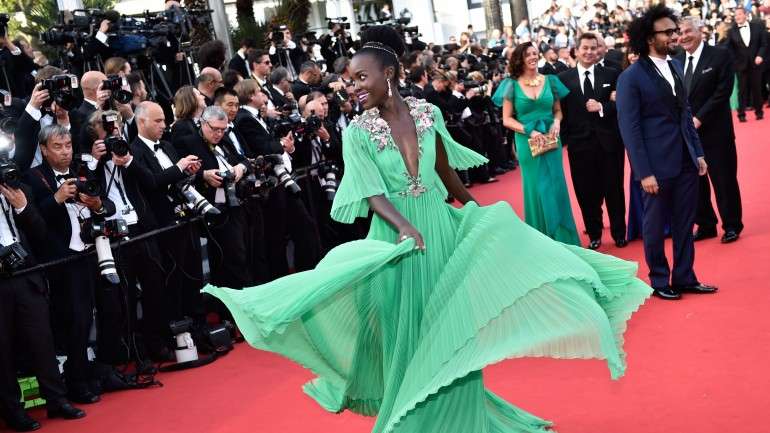 Lupita Nyong’o em Cannes (maio de 2015)
