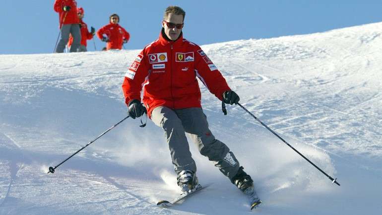 O aparatoso acidente nos Alpes que imobilizou Michael Schumacher deixou sequelas no piloto