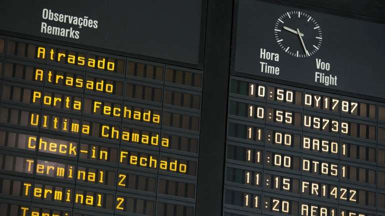 O Sindicato dos Pilotos da Aviação Civil (SPAC) tem outras contas. Até 20:30 foram efetuados 152 voos e cancelados 113