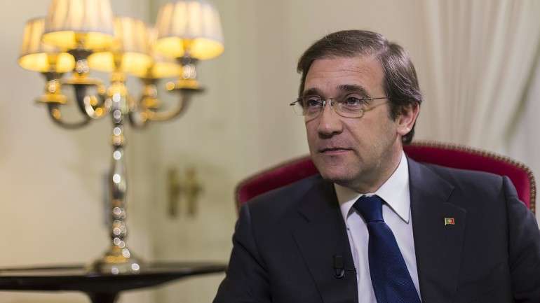 Passos Coelho esteve  na sessão de encerramento da convenção autárquica do PSD e do CDS-PP, no Mogadouro