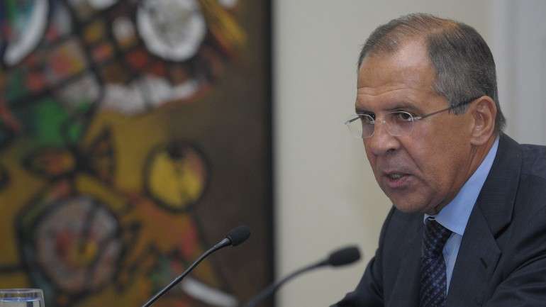 O Ministro dos Negócios Estrangeiros, Serguei Lavrov