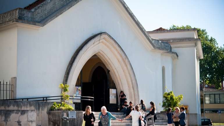 O corpo de António Manuel Baptista está este domingo na Igreja de São João de Deus, na Praça de Londres