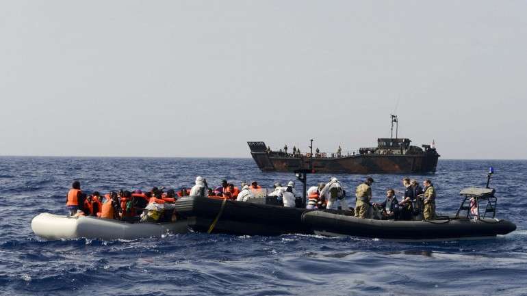 Os imigrantes tentavam alcançar as costas espanholas