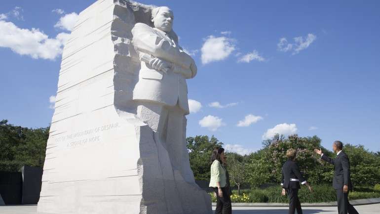Obama já tinha levado o primeiro-ministro indiano ao monumento de King