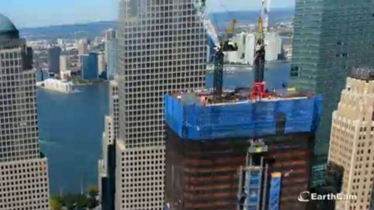 O One World Trace Center (WTC1) foi construído entre 2004 e 2012. Este Time-Lapse reduz 11 anos a pouco mais de 2 minutos