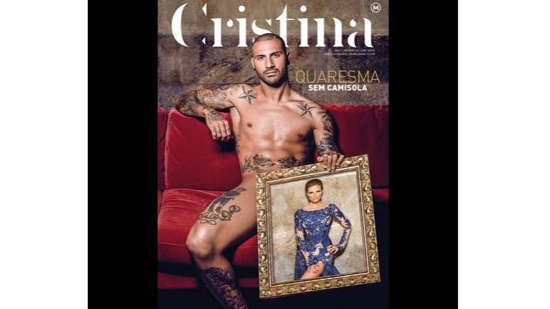 Ricardo Quaresma é a capa da quarta edição da revista "Cristina", que tem a apresentadora Cristina Ferreira como anfitriã