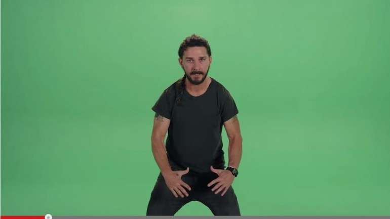 Captura de ecrã do vídeo motivacional