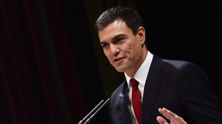 Pedro Sánchez, líder do PSOE