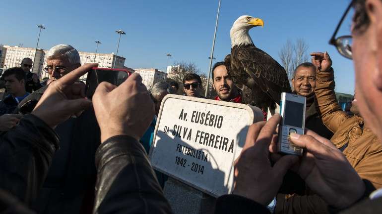Um dos locais por onde os restos mortais de Eusébio vão passar é a avenida com o nome do futebolista