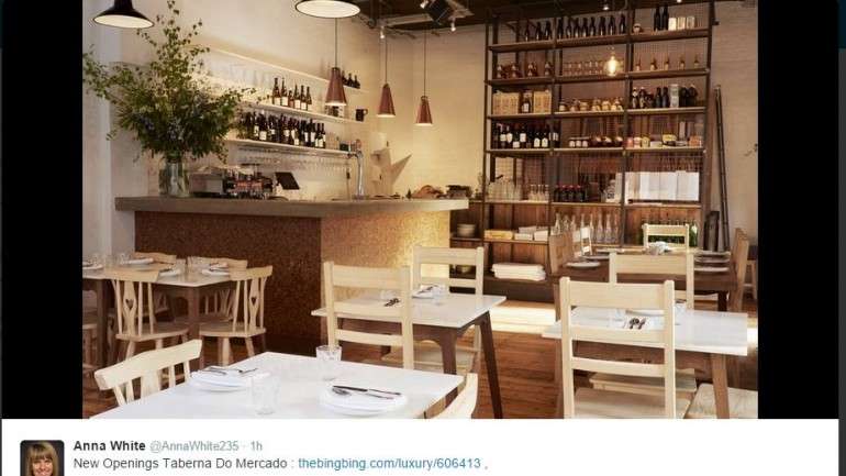 O restaurante Taberna do Mercado abriu em maio deste ano e tem recebido críticas laudatórias da imprensa
