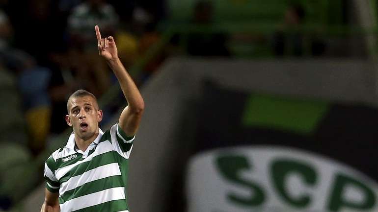 Slimani, que fez o 2-1, aponta o que falta de caminho: é ir à Moscovo, quarta-feira, 26 de agosto, e trazer de lá o acesso à Liga "dos milhões". Perdão: Liga dos Campeões.