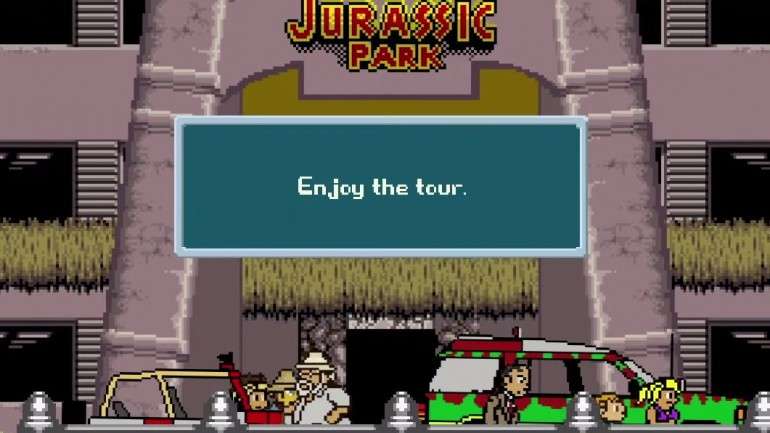 O Parque Jurássico é um dos mais de 50 filmes recriados pela equipa.