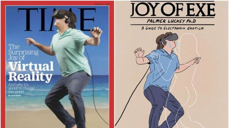 Uma das paródias à última capa da TIME