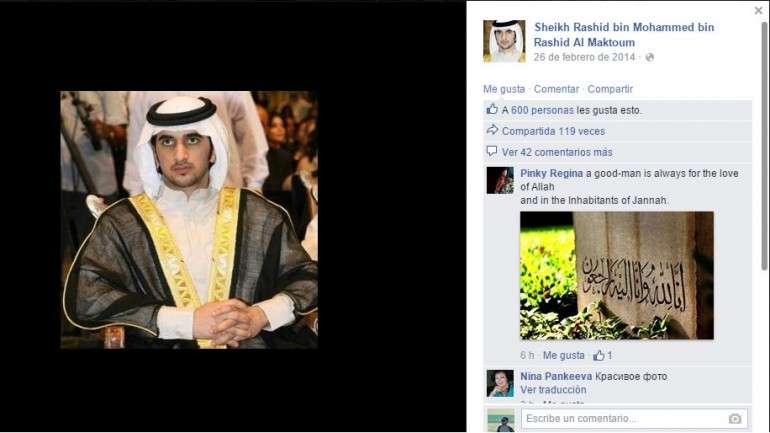 Rashid era o filho mais velho do xeque Mohammed bin Rashid Al Maktoum, governante do Dubai.