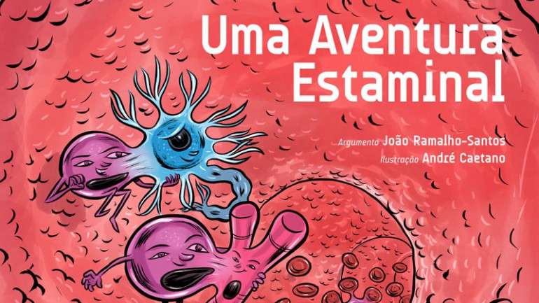 O livro que explica o que são células estaminais em banda desenhada