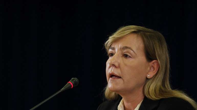 Paula Teixeira da Cruz participou na cerimónia de abertura do ano judicial pela última vez enquanto ministra da Justiça