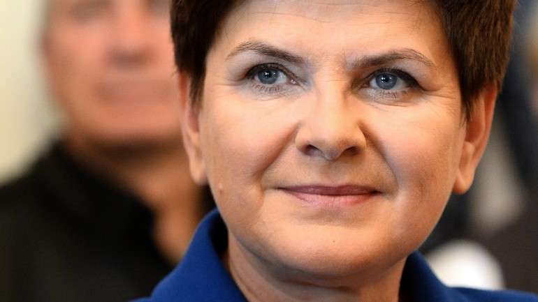 Beata Szydło, líder do Lei e Justiça