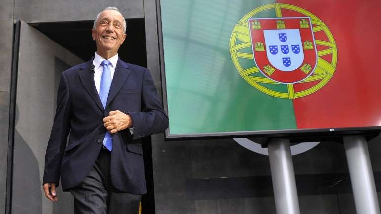 Quando questionado sobre a petição para Rui Rio ser candidato, Marcelo disse que "não se avança para ter angústias a meio"