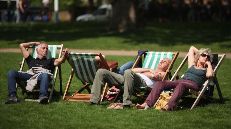 Temperaturas altas em todo o país durante o fim de semana.