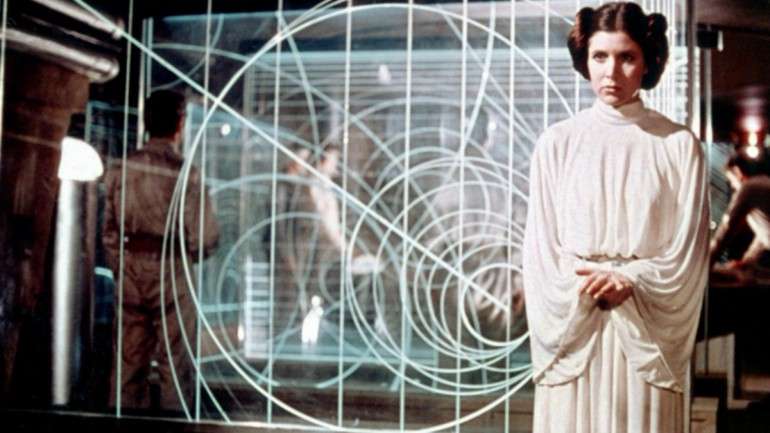 A princesa Leia ficou na história do cinema