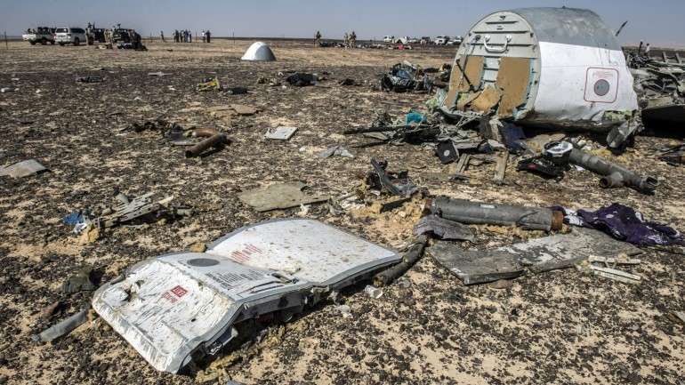 Um Airbus A321 da Metrojet despenhou-se a 31 de outubro, pouco depois de descolar de Sharm el-Sheikh, no Egito, com destino a São Peterburgo, na Rússia