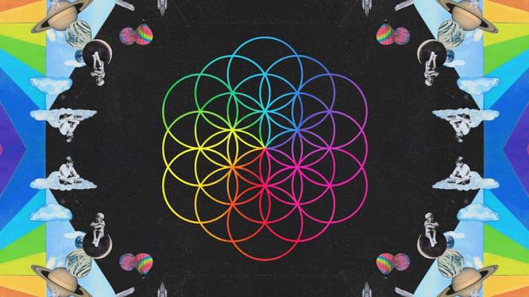 Recorte da capa do novo álbum dos Coldplay, "A Head Full Of Dreams"