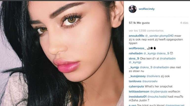 Cindy Kimberly tem 17 anos e foi "descoberta" por Justin Bieber no Instagram